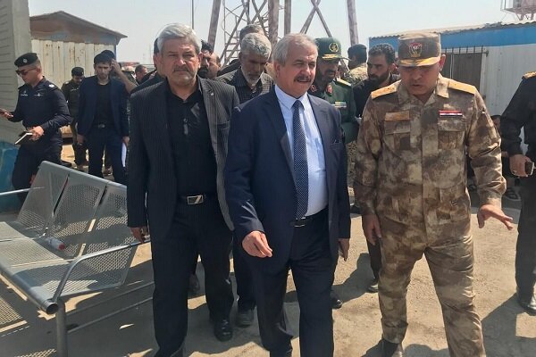 Iraqi interior min. visits Shalamcheh border crossing