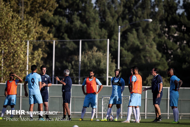 Team Melli's training session