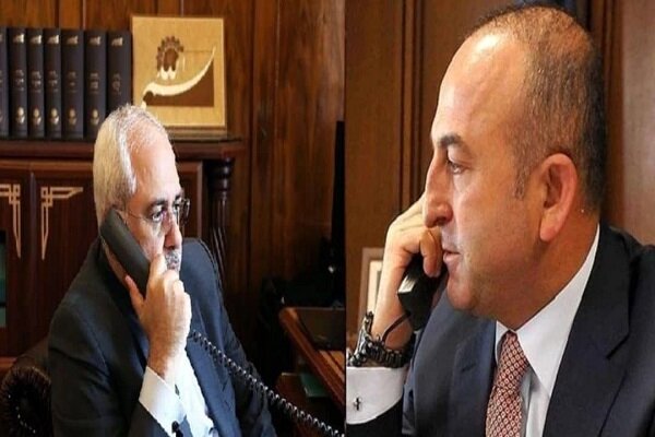 ایران اور ترک وزراء خارجہ کی شام کے شمال کے بارے میں ٹیلیفون پر گفتگو