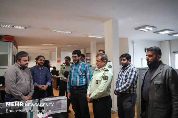 Cyber Police head takes a tour of MNA HQ