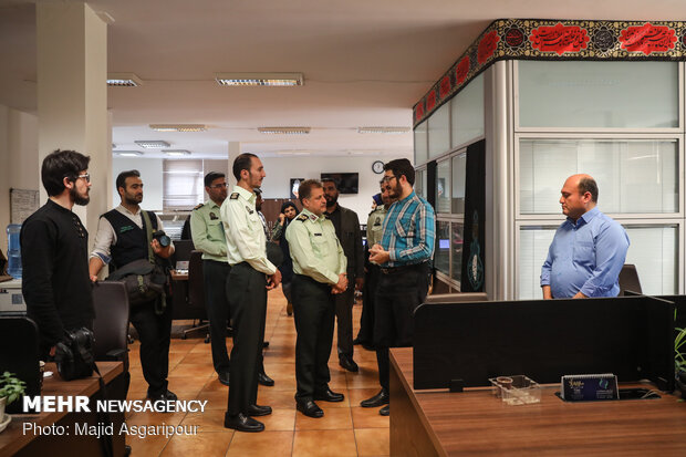 Cyber Police head takes a tour of MNA HQ