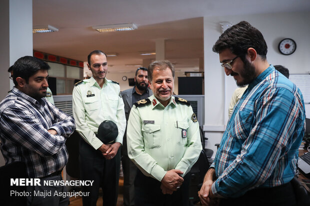 Cyber Police head takes a tour of MNA HQ