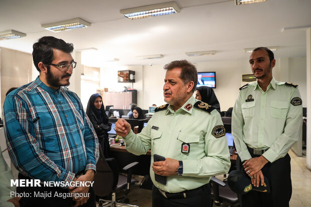 Cyber Police head takes a tour of MNA HQ