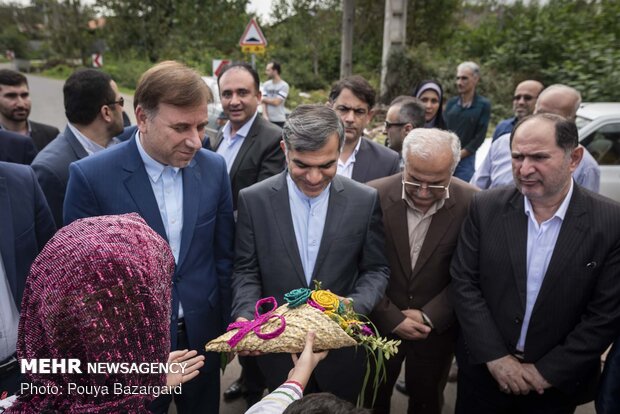 سفر محمد امید معاون توسعه روستایی و مناطق محروم کشور به گیلان