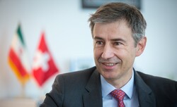 Swiss ambassador to Tehran Markus Leitner in an undated photo.