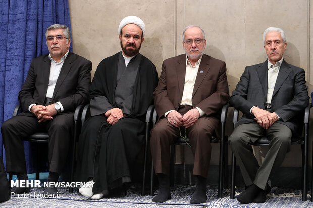 Meeting of Iranian Leader with elites, top scientific talents
