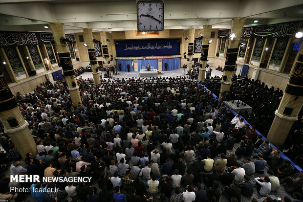 Meeting of Iranian Leader with elites, top scientific talents
