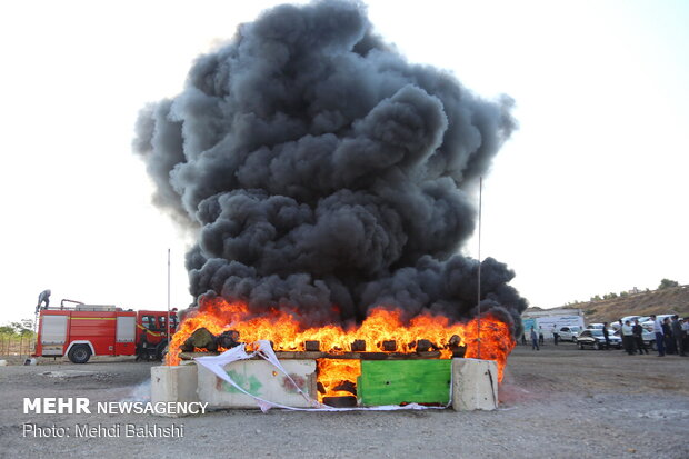 Illicit drugs for non-medicinal purposes destroyed in Qom