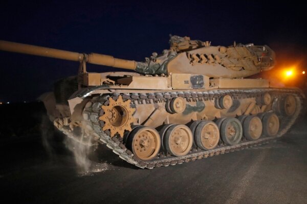حمله زمینی ارتش ترکیه به شمال شرق سوریه آغاز شد