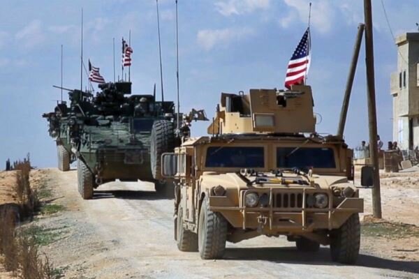 رویارویی ارتش سوریه با ارتش تروریست آمریکا در حومه قامشلی