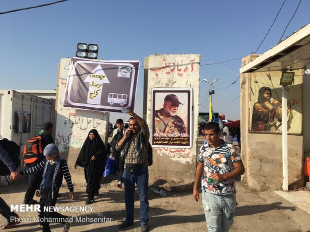 وضعیت تردد زائران در قسمت عراقی مرز شلمچه