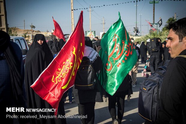 تردد زائران اربعین از مرز خسروی