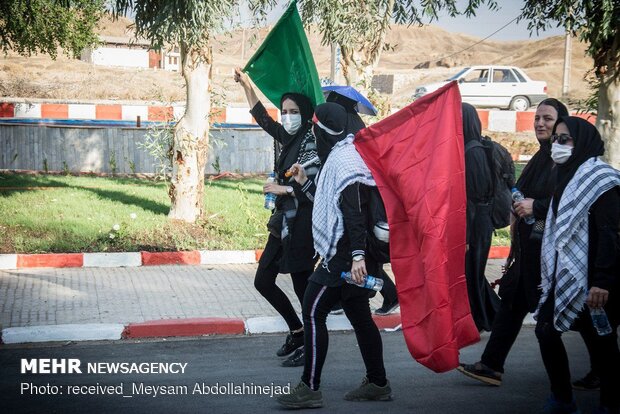 تردد زائران اربعین از مرز خسروی