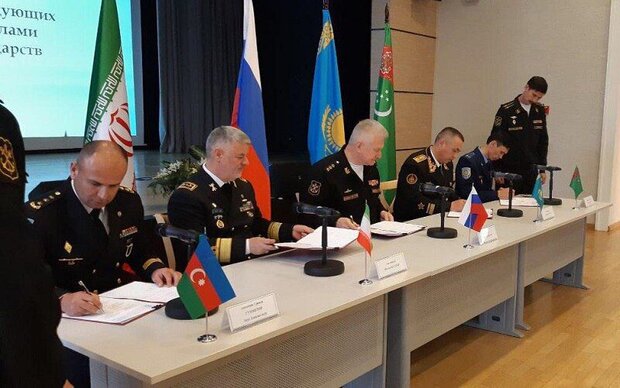Military MoU inked between Caspian Sea littoral states' navies