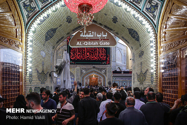 حال و هوای حرم امام علی (ع) در آستانه Imam Ali Shrine hosting Arbaeen pilgrims