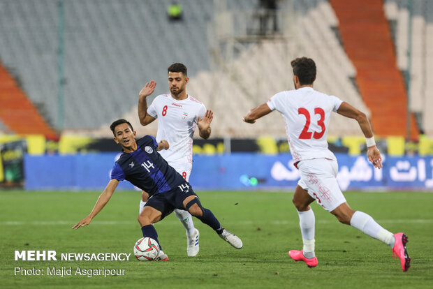پیروزی تیم ملی ایران برابر کامبوج در نیمه اول/ عجله در دستور کار!