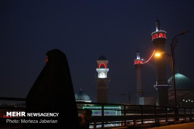 Arbaeen pilgrims in Najaf