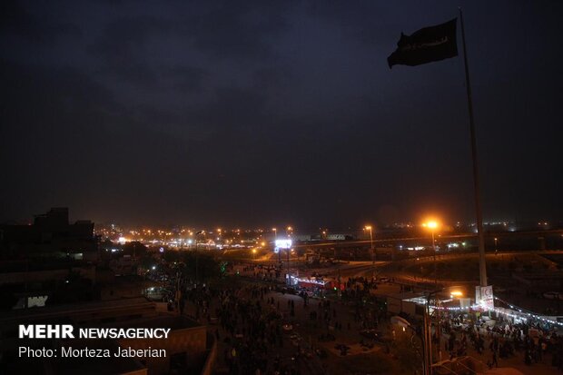 Arbaeen pilgrims in Najaf