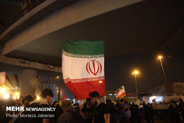 Arbaeen pilgrims in Najaf