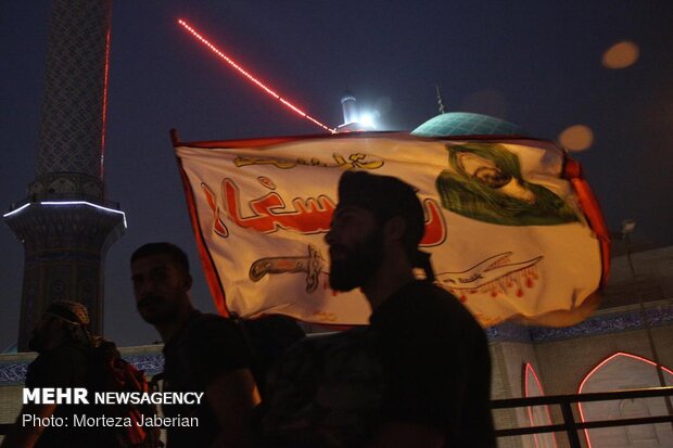 Arbaeen pilgrims in Najaf