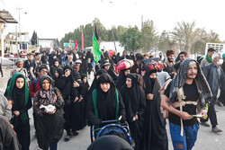 نجف اشرف سے حسینی زائرین  کا کربلائے معلی کی طرف پیدل مارچ