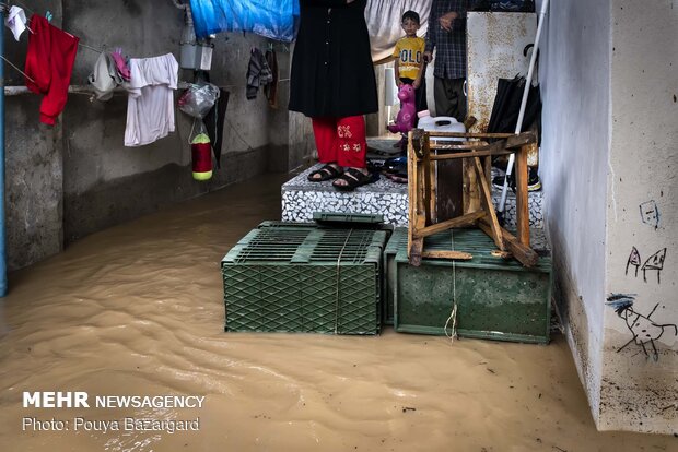 Flood hits Gilan prov., N Iran