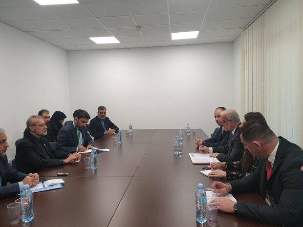 Iran parl. speaker meets with Macedonian, Irish counterparts in Belgrade