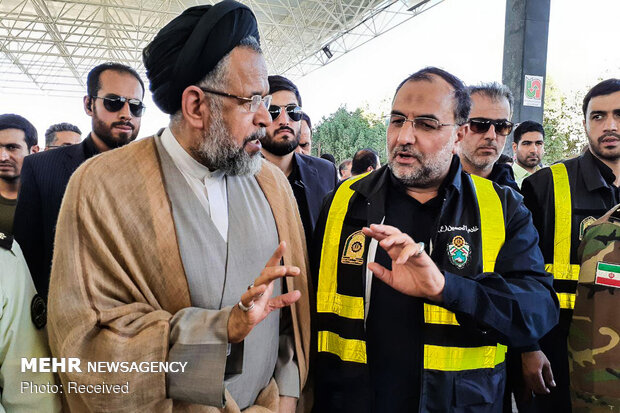 بازدید حجت الاسلام سیدمحمود علوی وزیر اطلاعات از مرز مهران