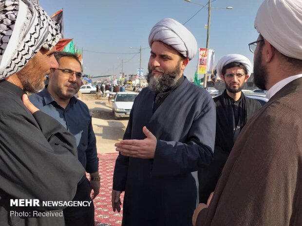 حضور رئیس سازمان تبلیغات اسلامی در مرز چذابه