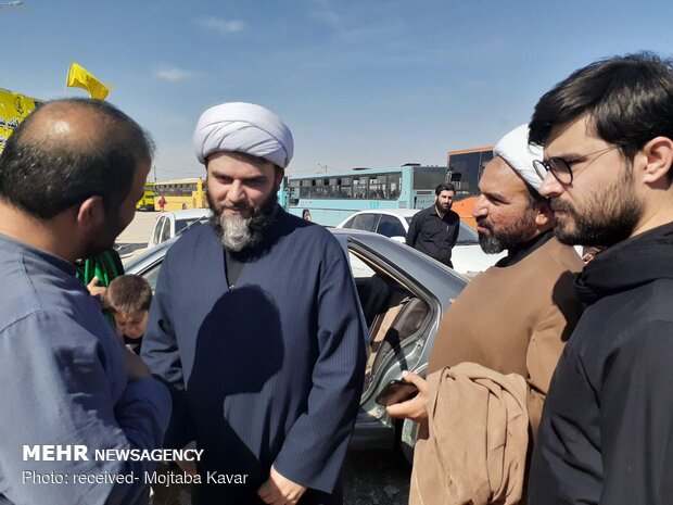 حضور رئیس سازمان تبلیغات در مرز مهران