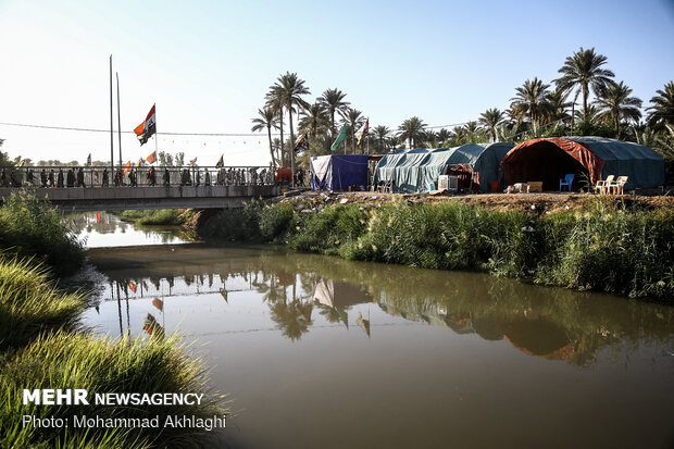 Arbaeen pilgrims in Babil Governorate, Iraq