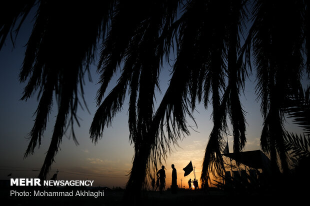 Arbaeen pilgrims in Babil Governorate, Iraq