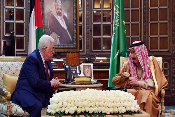 رایزنی محمود عباس با پادشاه عربستان در ریاض