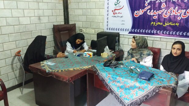 اردوی جهادی ویزیت رایگان در آستان شاهزاده محمد(ع) نهاوند اجرا شد