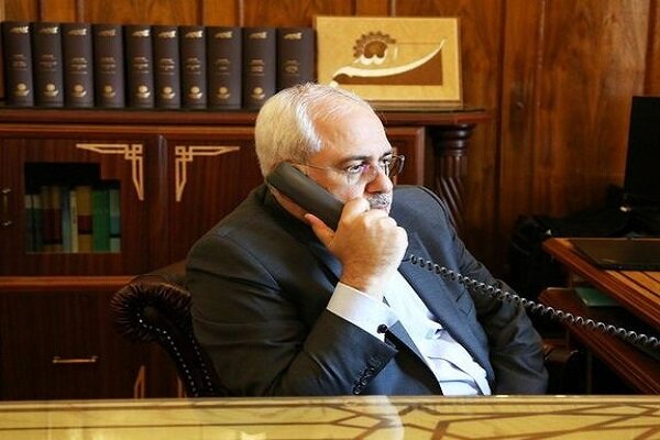 ظریف کی عراق اور شام کے وزراء خارجہ سے ٹیلیفون پر گفتگو