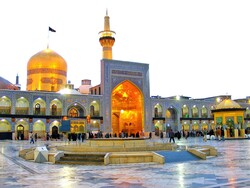 People visit the holy shrine of Imam Reza (AS) in Mashhad, northeast Iran.