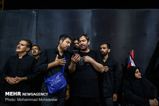 Pilgrims in Karbala on eve of Arbaeen