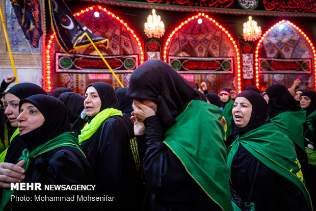 Pilgrims in Karbala on eve of Arbaeen