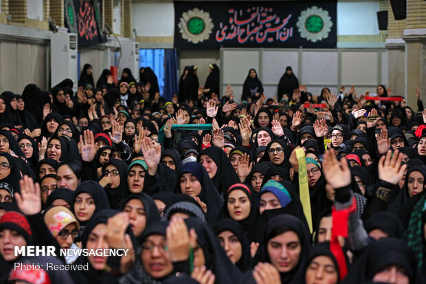 Arbaeen mourning at Tehran’s Imam Khomeini Hussainia