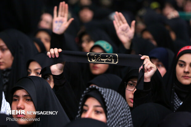 Arbaeen mourning at Tehran’s Imam Khomeini Hussainia