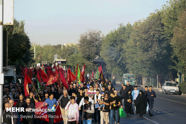 راهپیمایی جاماندگان اربعین در تهران