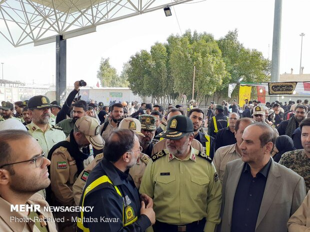 Visit of Police chief to Mehran border gate
