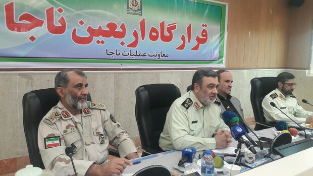 رضایت زائران ازخدمات نیروی انتظامی/تردد۵۷ درصد زوار از مهران