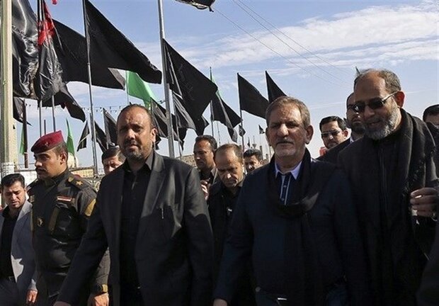 While in Iraq, VP Jahangiri holds phone call with Iraqi PM on Arbaeen Day