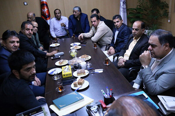 نشست مسئولان ورزش شهرداری تهران و فدراسیون کشتی برگزار شد