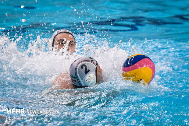 Training of Iranian national water polo team
