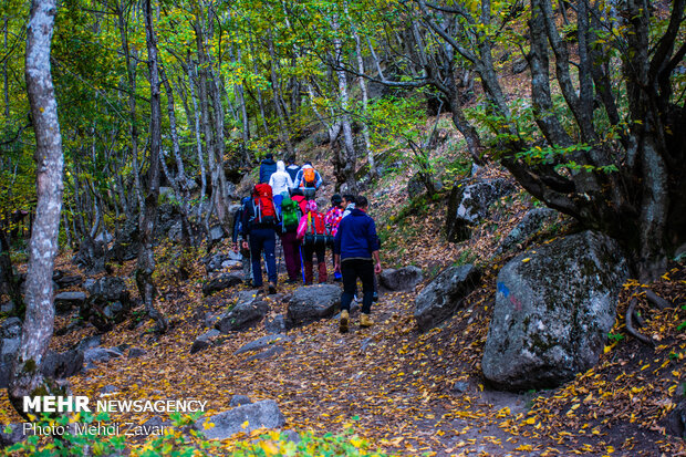 Superb autumn landscapes in Arasbaran biosphere 