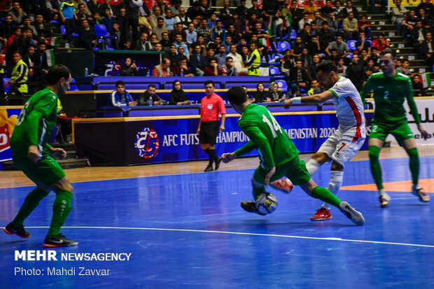 Iran, Turkmenistan futsal match