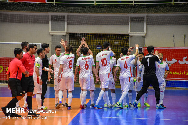 Iran, Turkmenistan futsal match