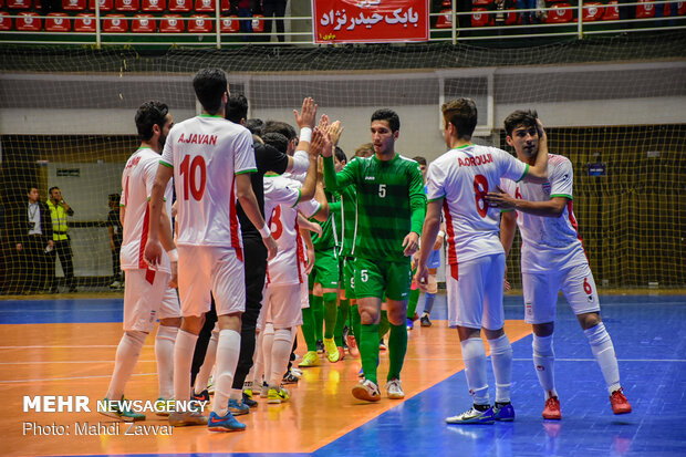 Iran, Turkmenistan futsal match